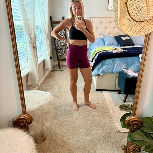 Women's Athletic Shorts in Purple - Picture 1 of 2